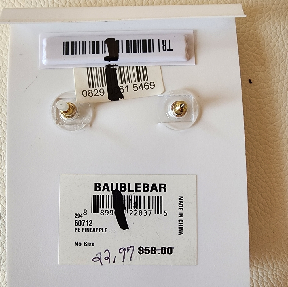 Baublebar Authentic Pineapple Earrings - image 8